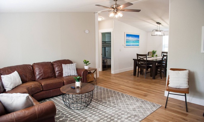 Garden City House | 4-bedroom home near Beach & Heritage Park, Boat RV parking, fire pit, EV charger