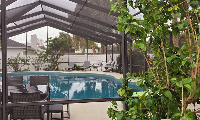 Deep Forest Village House | 4 bedroom pool house close to daytona beach