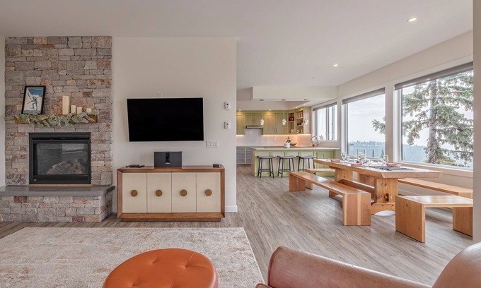 Silver Star Mountain House | 4 level duplex with 2 king beds, elevator, private hot tub, laundry and views.
