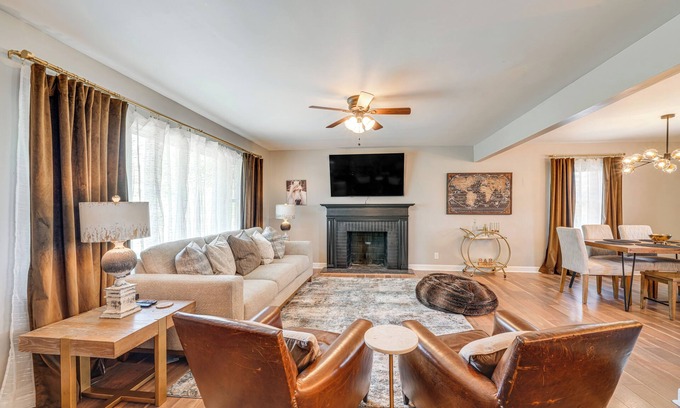 Bridgeport House | 4 Mi to Churchill Downs: Updated Retreat w/Deck!