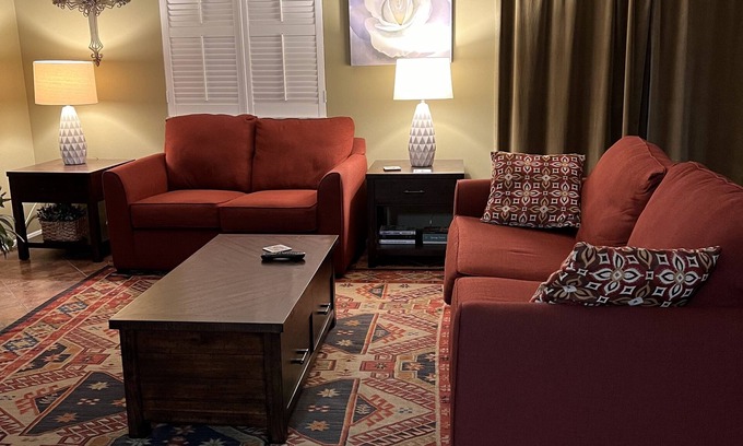 Alhambra House | 4 seat golf cart with lithium batteries included with rental. Very comfortable