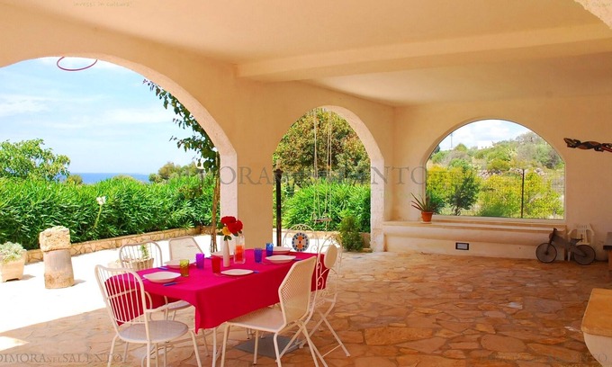 Marina San Gregorio Villa | #421 DOLCE FAR NIENTE sea view cottage in San Gregorio