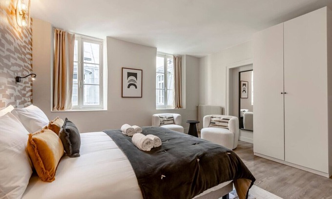 Vivienne Apartment | 43. Opera#GrandBoulevards#4BedRooms#Paris 02#AC