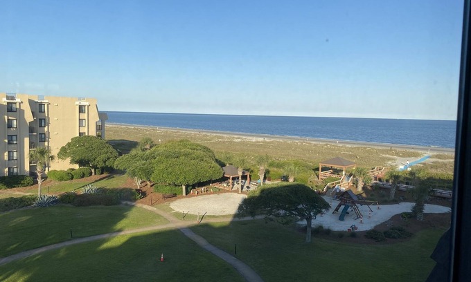 Folly Field Condo | 4502 Island Club-Beautiful Ocean View
