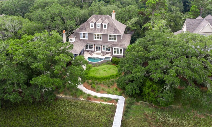 West Beach House | 498 Old Dock: Private Dock & Pool, River Views, Beach Gear/Bike Credit