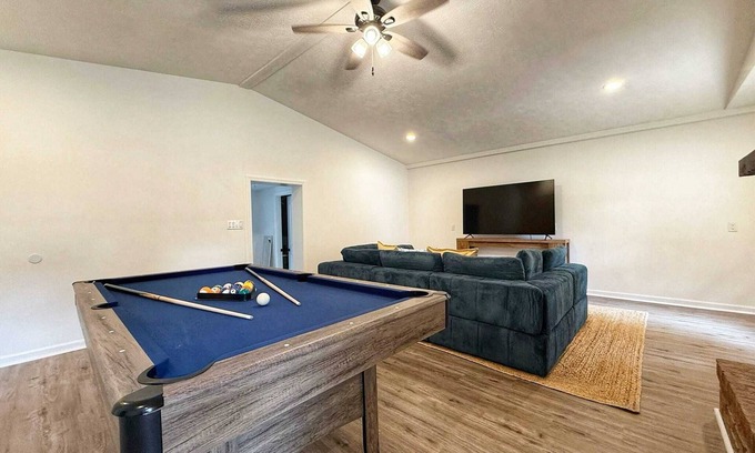 Columbus House | 4BD & 3BA Mediterranean Oasis w/Pool, BBQ & Game Room. 10 miles to FT. Benning