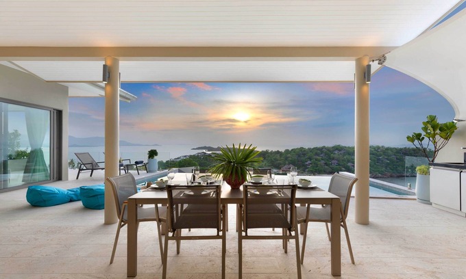 Moo 5 Villa | 4Bedroom Family&Friends Luxury Private Villa Infinity Pool and Stunning Sea-View