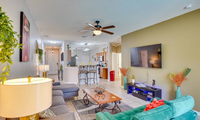 Sunset Ridge Villa | 5 Bed pool home, 2 King masters Close to Disney and shops and Golf