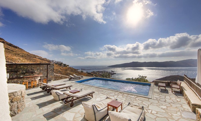 Mykonos Villa | 5 * Traditional Seamless Sea View Villa With Private Pool