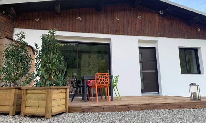 Les Clefs House | 55m2 apartment at the foot of La Tournette with terrace, 5 minutes from Thônes