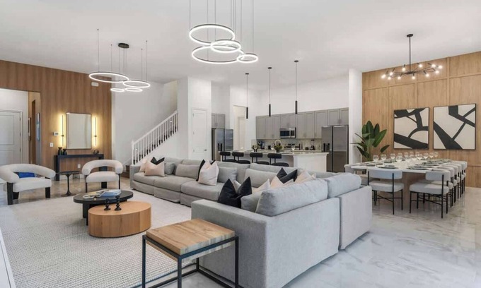 Florida Central Atlantic Coast House | 5836-Lakefront Grandeur: 15BR & Themed Suites