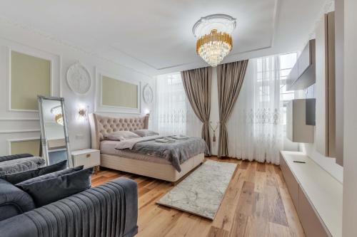 Cluj-Napoca Apartment | 59 Bleu H City Center Apart with FreeParking, AC, and an extra large comfy bed