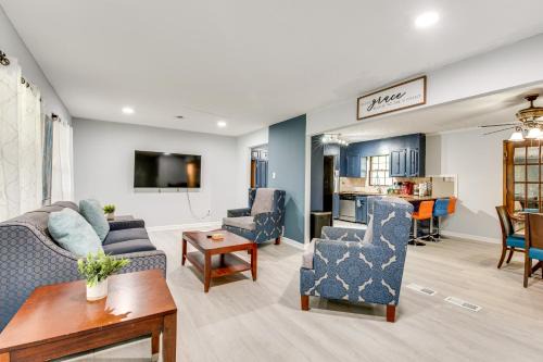 Church Street House | 6 Mi to Airport Riverdale Home with Private Pool!