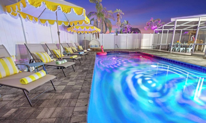 Whitney Beach House | 8 mi to AMI, Heated Pool, Game Room, Karaoke Room!