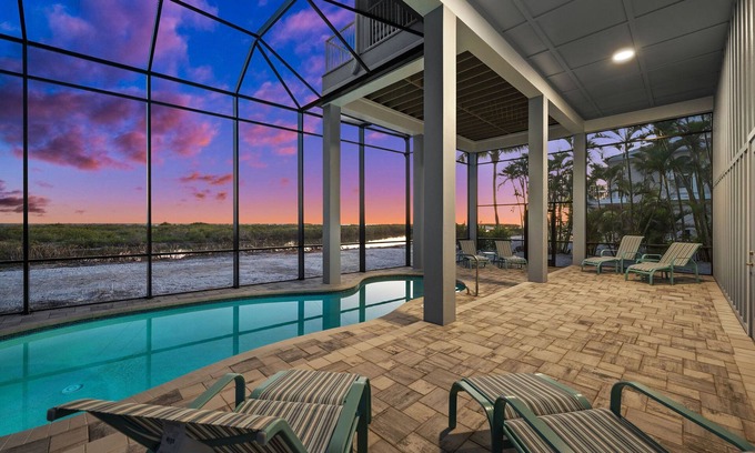 South Island House | 8214 Private Beach House w/Heated Pool & Ocean Views!