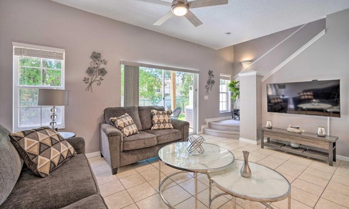 Kissimmee House | 9 Mi to Disney Resort Getaway with Private Patio!