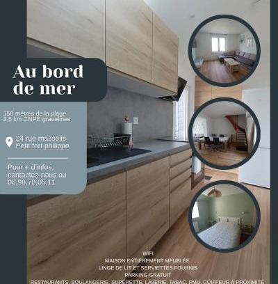 Petit-Fort-Philippe House | A 1min a pied de la plage Petit fort Philippe