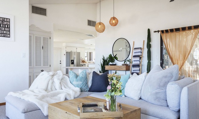 Yucca Valley House | A bright & spacious retreat w/ heated pool, hot tub & on-site wellness services