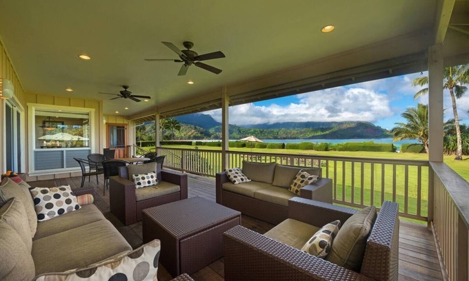 Hanalei House | A charming beachfront oasis on the famous Hanalei Bay