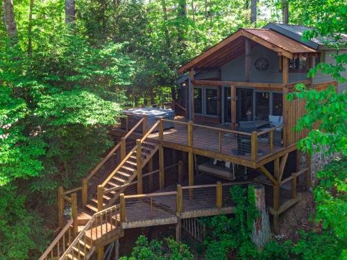 Rivers Edge House | A Little Stoney River - Ellijay GA - Cartecay River