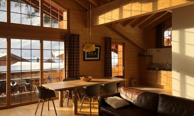 Val d'Illiez Apartment | A Luxury ski-in, ski-out penthouse apartment with all conveniences