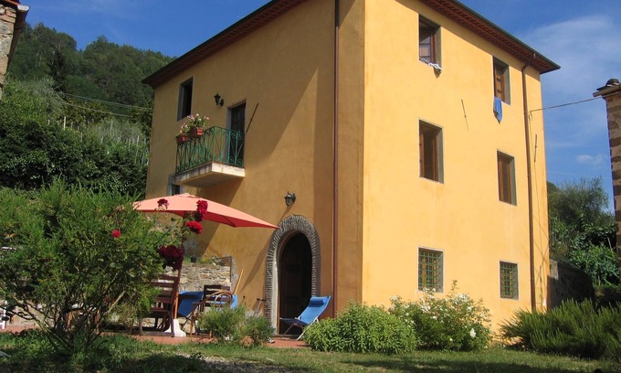 Villa Bascilica House | A stunning property with beautiful views across the valley towards Lucca