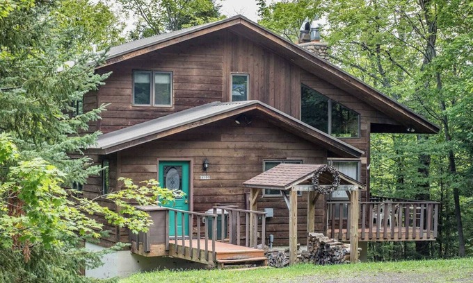 Bessemer House | A Trailside Home with Indoor Hot Tub And Allows Dogs