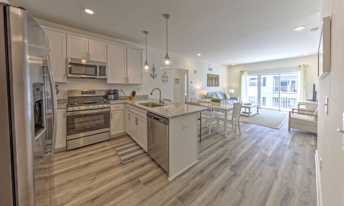 Love Creek Condo | A waterfront community located on Love Creek, gated community/outdoor pool /private balcony.