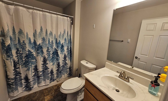 Trenton Condo | Acadia Villas! 5A Hunter's: A private neighborhood in the woods.