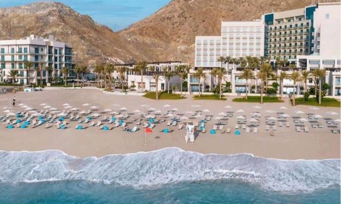 Al Aqah Apartment | Address Beach Resort Fujairah Apartment 2 Bed Rooms and Small Bed Room - Ground Floor 3011