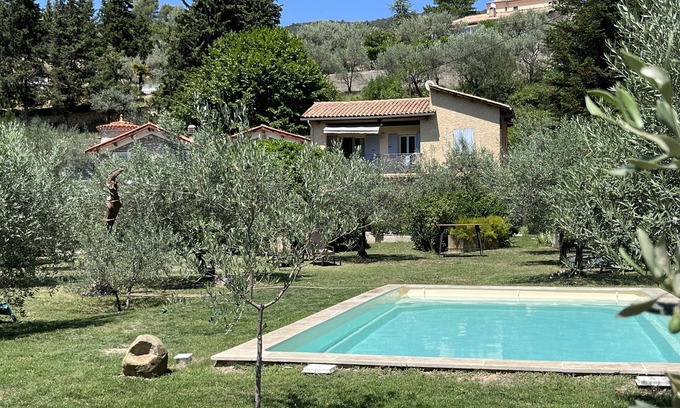 Nyons Apartment | Adjoining apartment country house with superb views south.