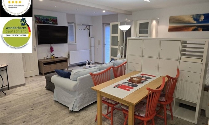 Schleessel Apartment | Ahauser holiday apartment 48sqm. for relaxing and hiking in nature.