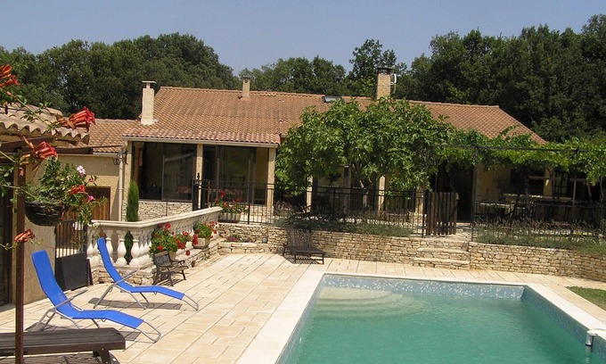 La Roque-sur-Ceze House | Air-conditioned house with swimming pool