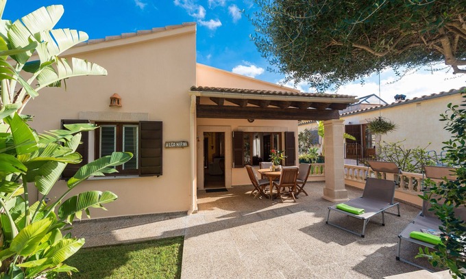 Son Serra de Marina House | ALGA MARINA - Fantastic house with a beautiful terrace and with the beach of Son Serra de