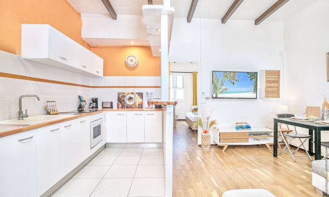 Fort-de-France Apartment | ALL-EQUIPPED, AIR-CONDITIONED AND SOUNDPROOF APARTMENT