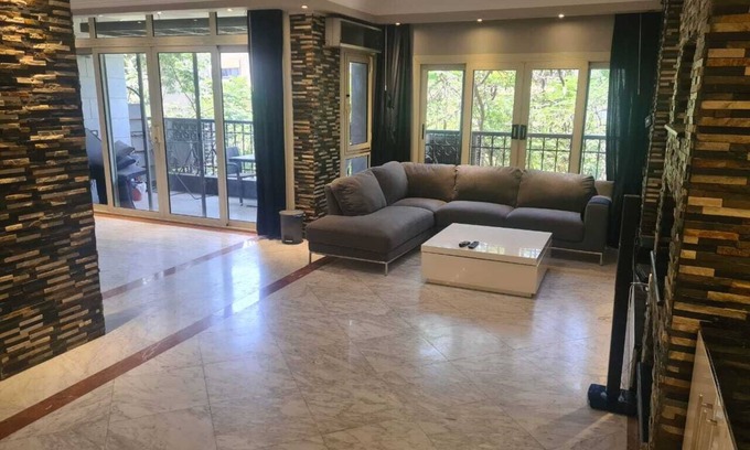 Taqseem Laselky Apartment | Amazing 2-bedroom apartment with AC in Cairo-Sustainable Ultra-Modern 2 BR Apt