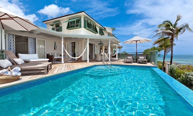 Oistins Villa | Amazing Beachfront Villa With Pool - Emily House