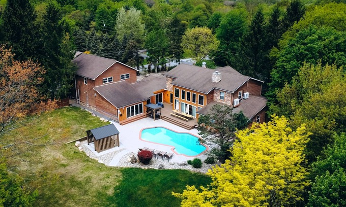 Long Pond House | Amazing Estate in heart of Poconos with Private Heated Pool and Hot Tub