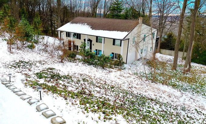 Phoenixville House | Amazing Home Near Town with Game Room, King Beds, Great Views, and a Gym.
