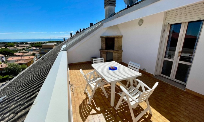 Porto Santa Margherita Apartment | Amazing flat with sea view terrace