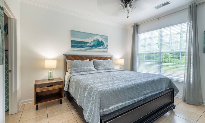 Four Corners Condo | Amazing Mediterranean Resort! Spacious 2 bed + 2 bath Condo! 10 mins to Disney!