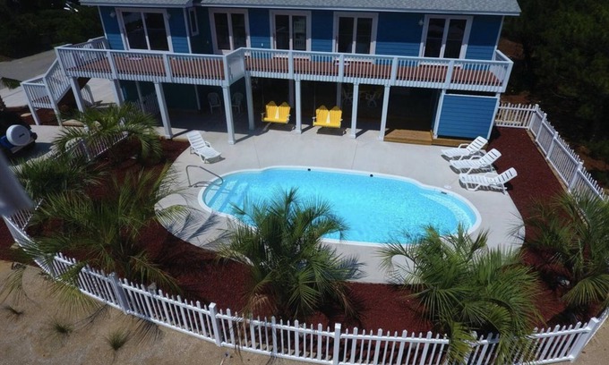Emerald Isle House | Amazing Second Row Home with private salt water in ground pool