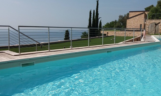 Toscolano Maderno Apartment | Amazing view on Garda Lake with design pool (CIR 017187-CNI-00337)