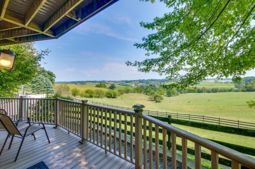 Millersburg House | Amish Country Getaway with Pastoral Views!