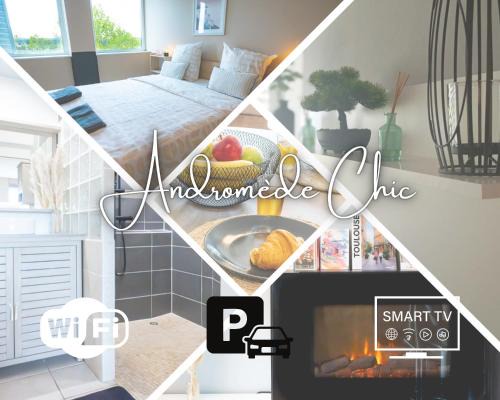 ZAC Andromede Apartment | Andromède Chic T2 - Parking - Proche Airbus et aéroport