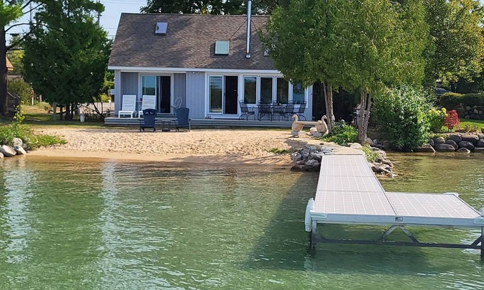 Rapid City House | Angie's Beach House-on Torch Lake, MI. Can walk to the sandbar, northern view.
