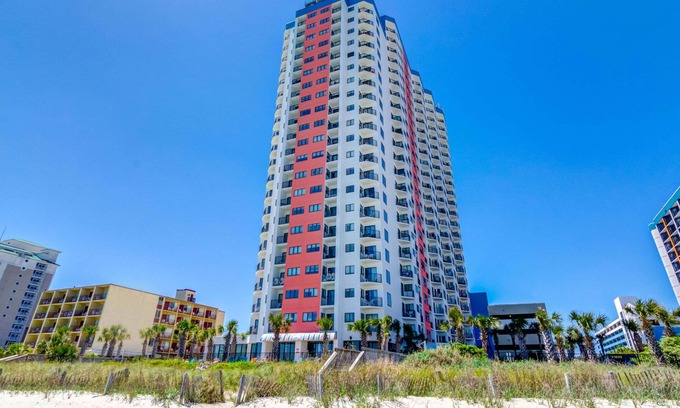 Myrtle Beach Resort | Angle Ocean View 2 Bedroom at Family Resort + Official On-Site Rental Privileges