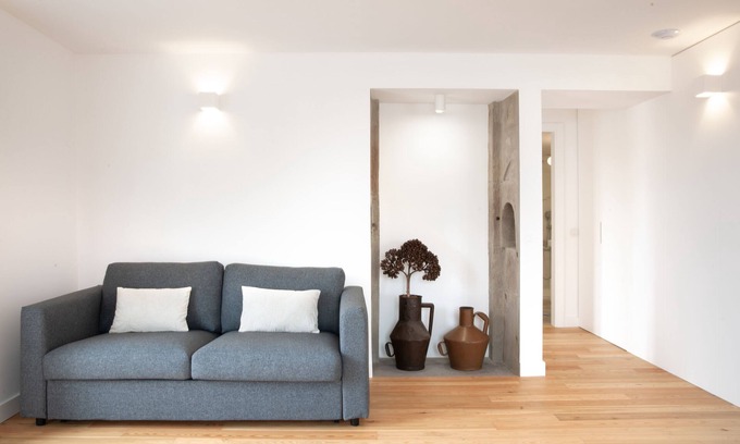 Angra do Heroismo Apartment | AngrA+ | One bedroom apartment with sea/city viewn