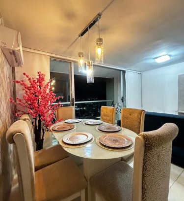 Boston Apartment | Apartamento exclusivo en el norte Barranquilla amoblado ,3 parqueadero privados ,3 habitaciones privadas con aire acondicionado recepción 24 horas piscinas gym vista al río