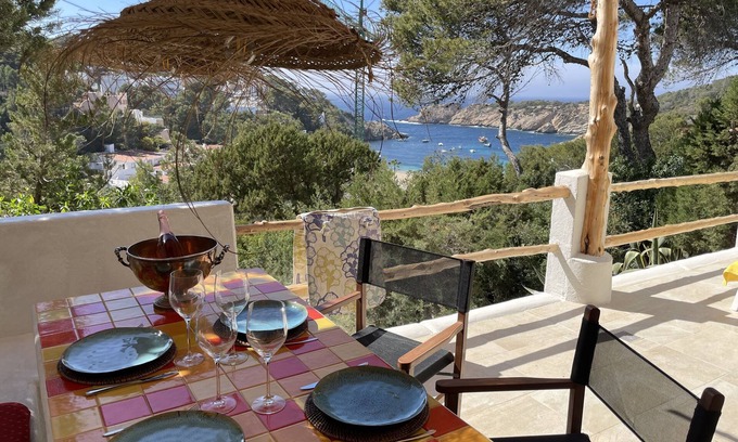 Cala Vadella Apartment | Apartment with sea view and breathtaking sunset